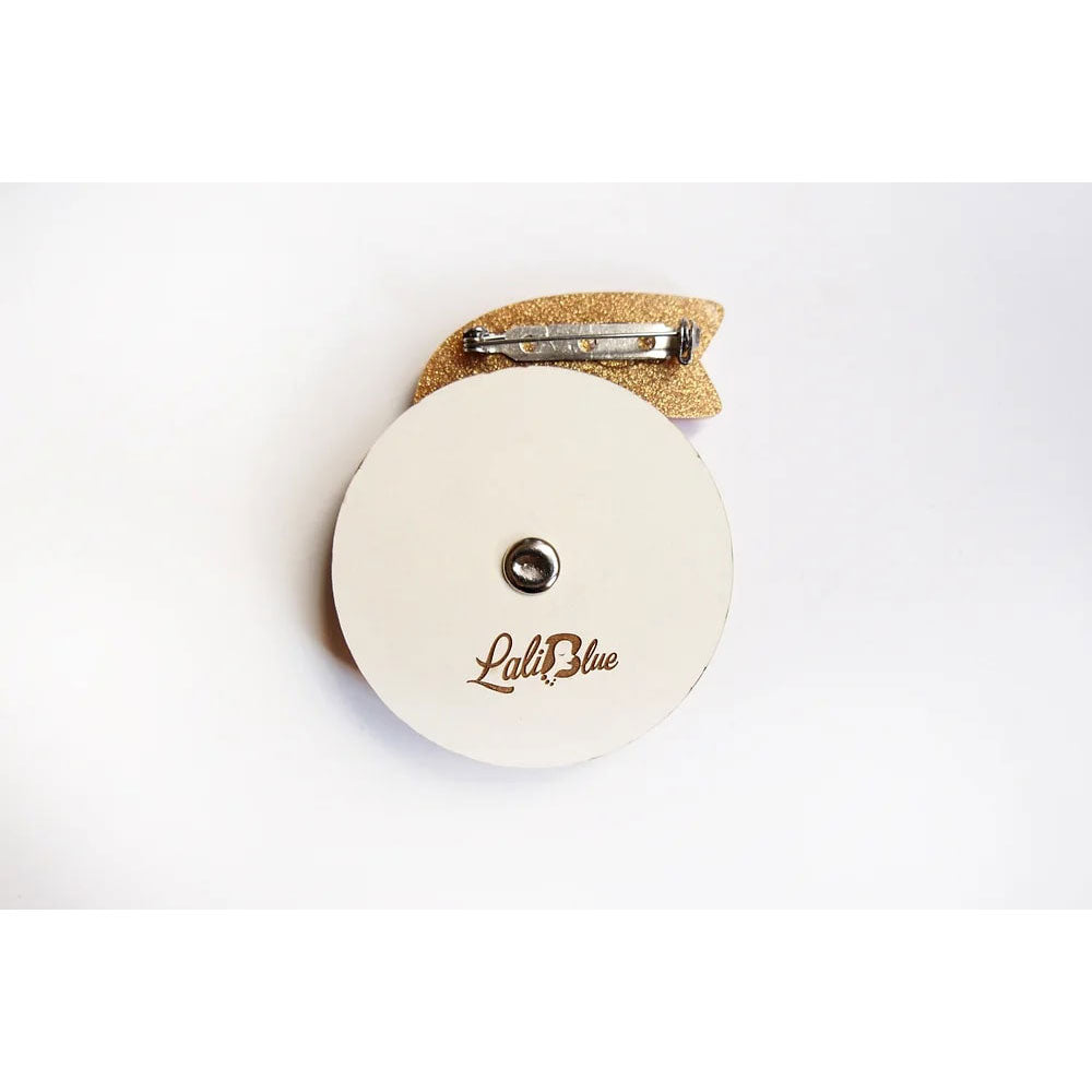 Love Game Brooch by Laliblue