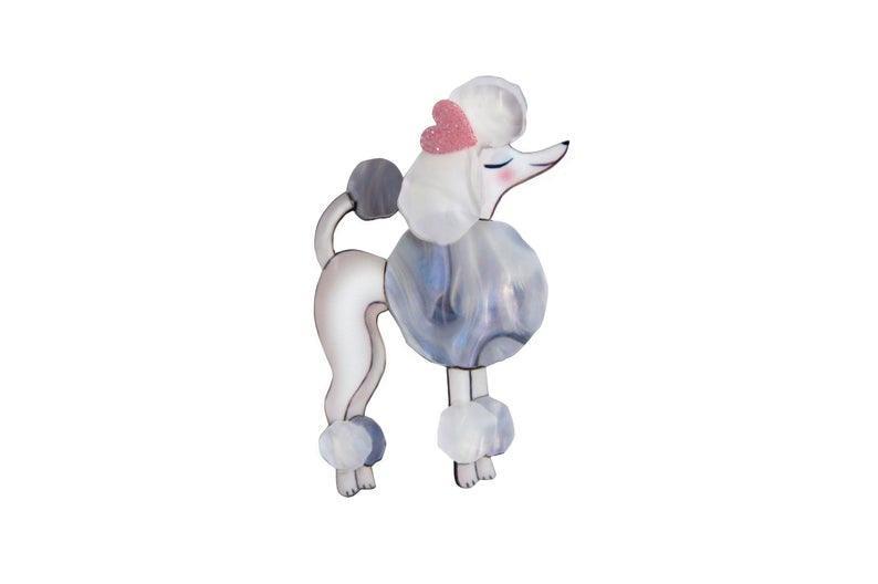 Poodle Brooch by Laliblue