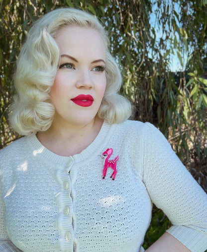 Fawntasia Brooch by Lipstick & Chrome x Candy Doll Club