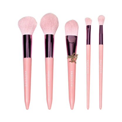 Dear Cupid - Struck By Love 5 PC Face & Eye Brush Set