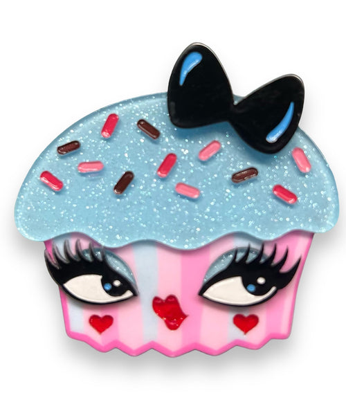 Cupcake Cutie Brooch by Miss Fluff x Lipstick & Chrome