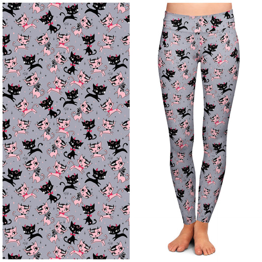 Bad Kitty Leggings by Miss Fluff x Lipstick & Chrome OS