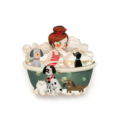 Dog Lover Brooch by Laliblue