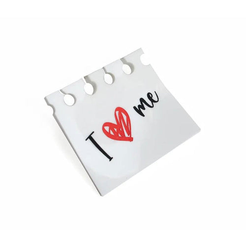 I Love Me Brooch by Laliblue