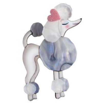 Poodle Brooch by Laliblue